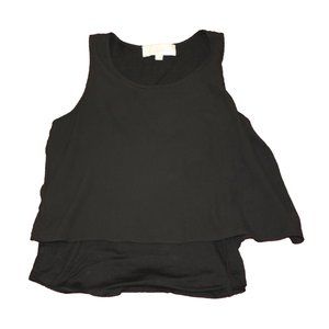 Loft Double Layer Tank  Black   Ladies Size XS